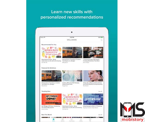تطبيق Skillshare 