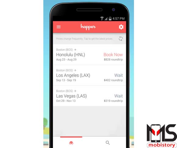 تطبيق Hopper 