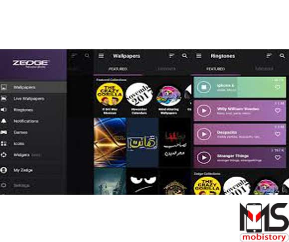 تطبيق ZEDGE