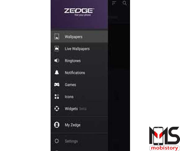 تطبيق ZEDGE