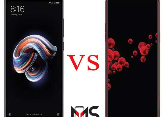 مقارنة بين أوبو F7 و شاومي Redmi Note 5
