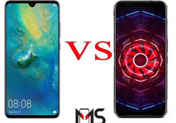 مقارنه بين هاتف Huawei Mate 20 و  ZTE nubia Red Magic 3