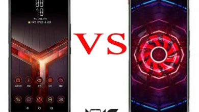 مقارنة بين هاتف ZTE nubia Red Magic 3  و Asus rog phone 2 