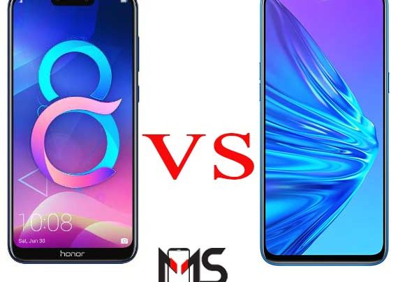 مقارنة بين هاتف Honor 8C و  Oppo Realme 5 