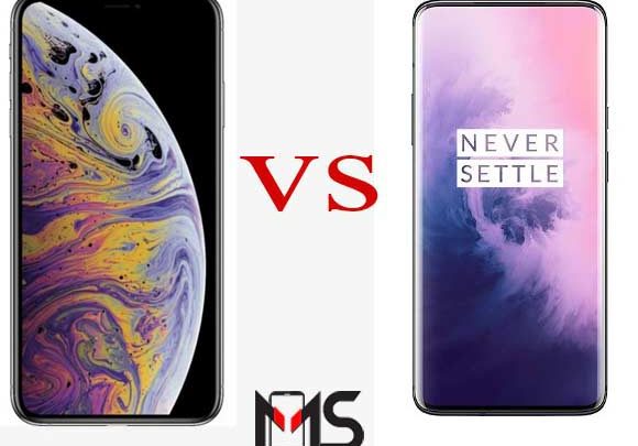 مقارنه بين هاتف OnePlus 7 Pro و iPhone Xs Max