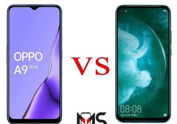 مقارنه بين هاتف  Huawei nova 5z و Oppo A9 2020