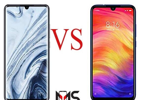 مقارنه بين هاتفXiaomi Redmi Note 7 و  Xiaomi Redmi Note 10