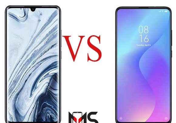 مقارنه بين هاتف  Xiaomi Mi 9T و  Xiaomi Redmi Note 10