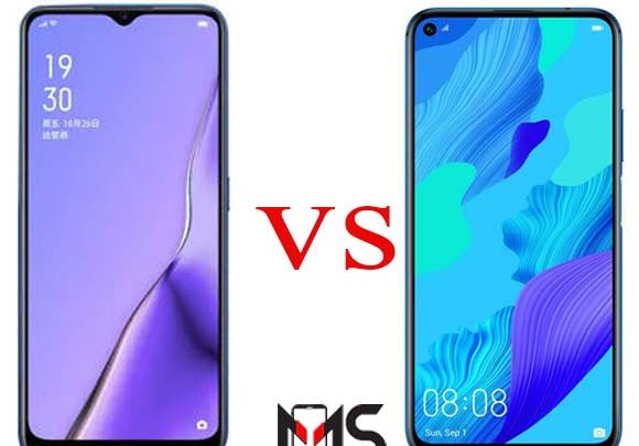 مقارنه بين هاتف Oppo A11 وHuawei nova 5T